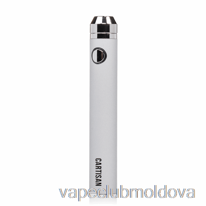 Vape Pod Kit Cartisan Button Vv 1300 510 Baterie Argintiu